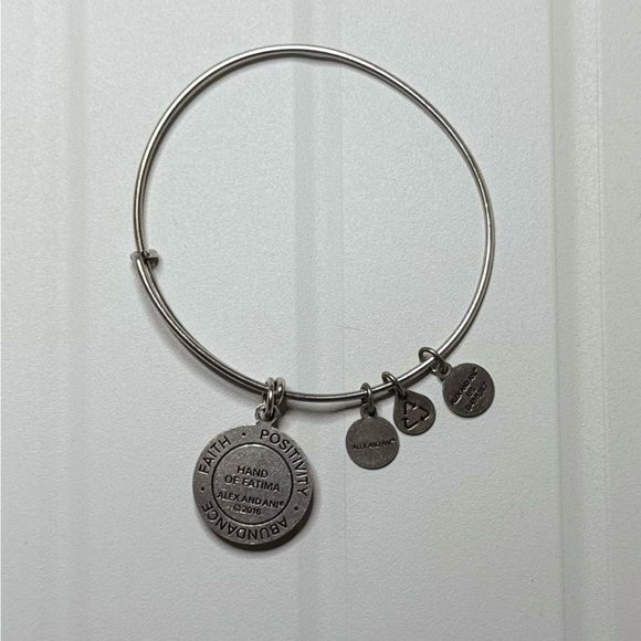 Alex and Ani - Silver Hand of Fatima Bangle - Picture 5 of 5